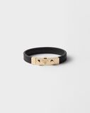 Saffiano leather bracelet, , hi-res