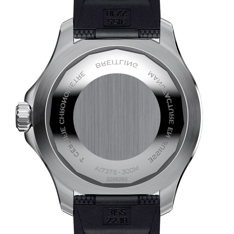 Superocean Automatic 44 Stainless Steel Rubber Strap Watch, , hi-res