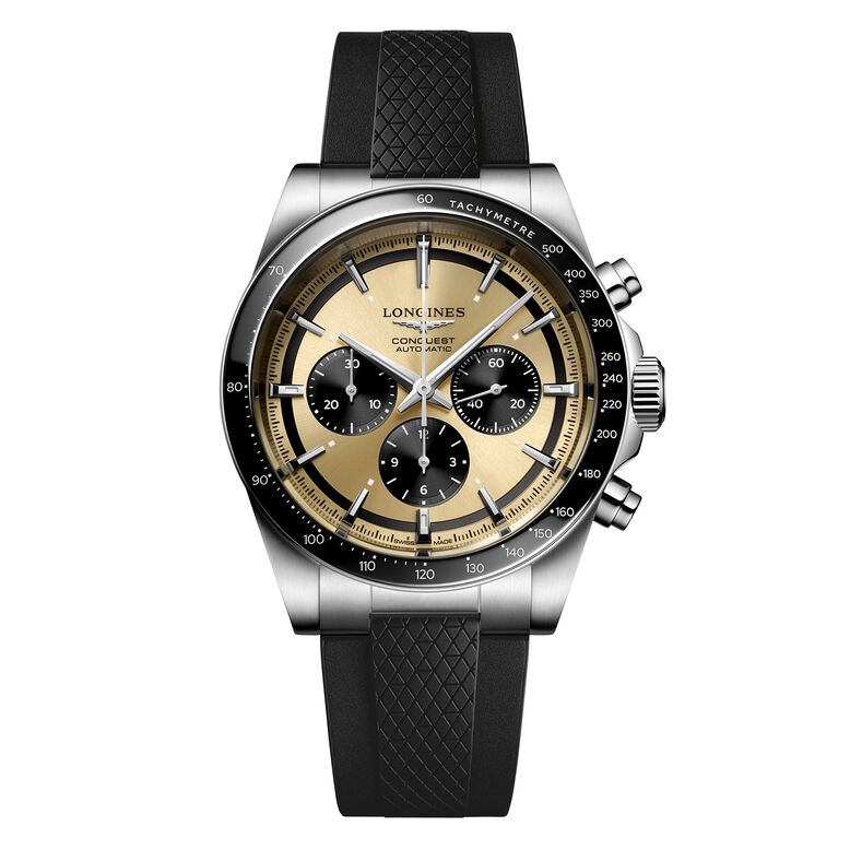 Conquest 42mm Mens Watch Brown, , hi-res