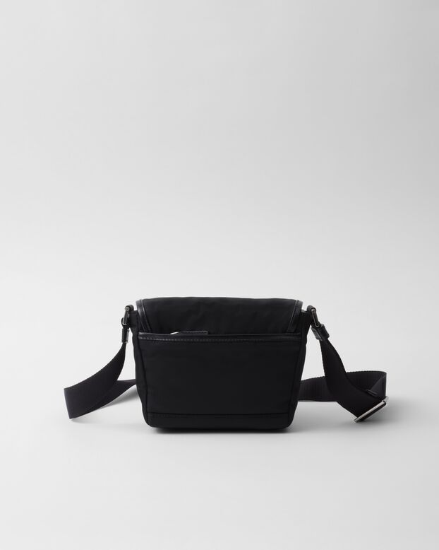 Re-Nylon and Saffiano leather shoulder bag, , hi-res