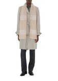 Wide Check Wool Scarf, , hi-res
