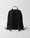 Re-Nylon and Saffiano leather backpack, , hi-res