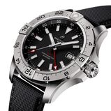 Avenger Automatic GMT 44mm Mens Watch Black Leather, , hi-res