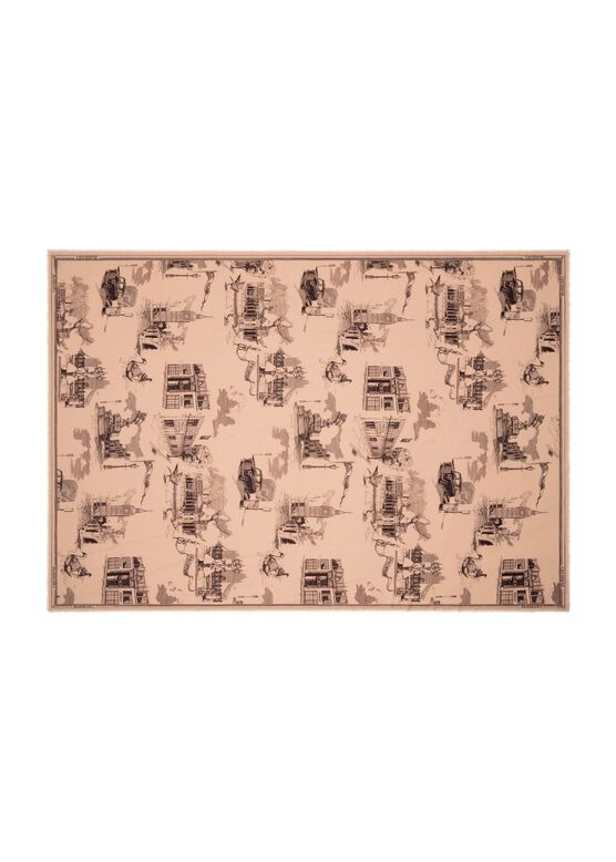 London Landmarks Wool Silk Scarf, , hi-res