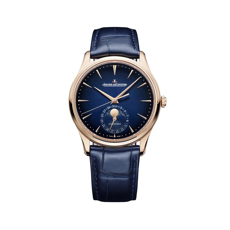 Master Ultra Thin Moon 39mm Mens Watch Navy, , hi-res