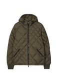 Check-stitch Nylon Doversgreen Puffer Jacket, , hi-res