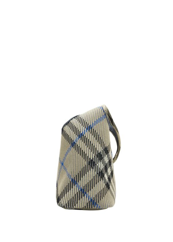 Small Check Knitted Shoulder Bag, , hi-res