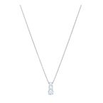 Lady Jew Necklace Attract Rhd White - Silver