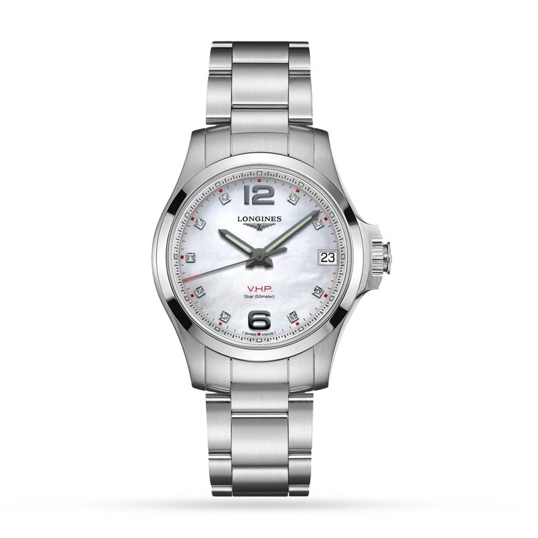 Conquest VHP 36mm MOP Dial Ladies Watch, , hi-res