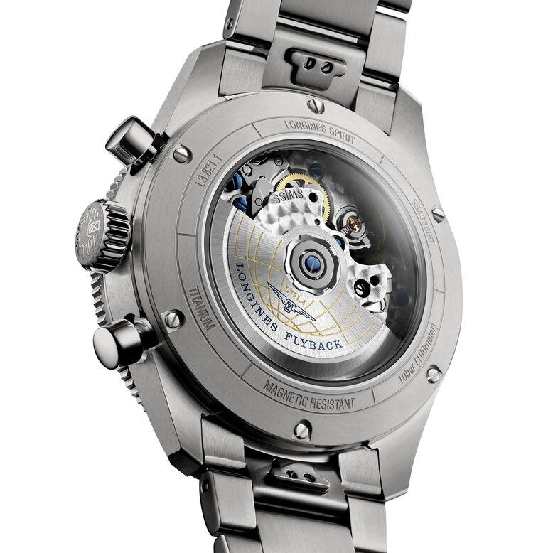 Spirit Flyback Titanium 42mm Mens Watch Grey, , hi-res