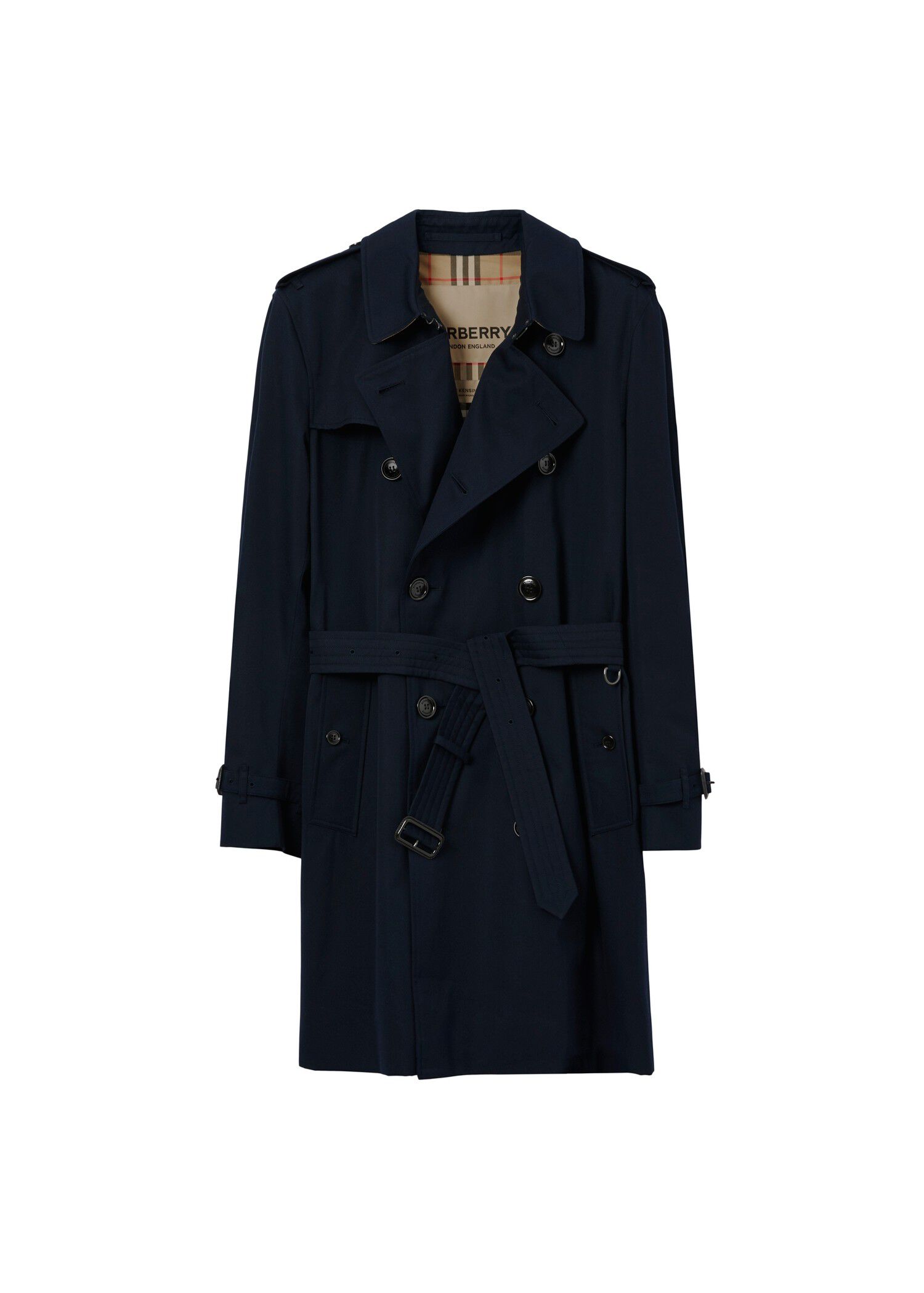 Burberry mid length trench coat cheap