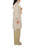 Mid-length Cotton Blend Trench Coat, , hi-res