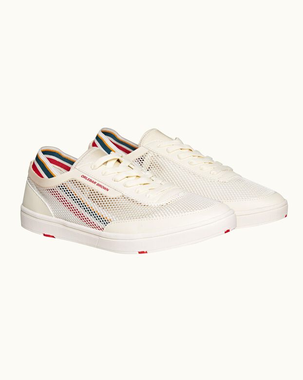 Larson Ob Stripe White/Orange/Aquamarine, , hi-res
