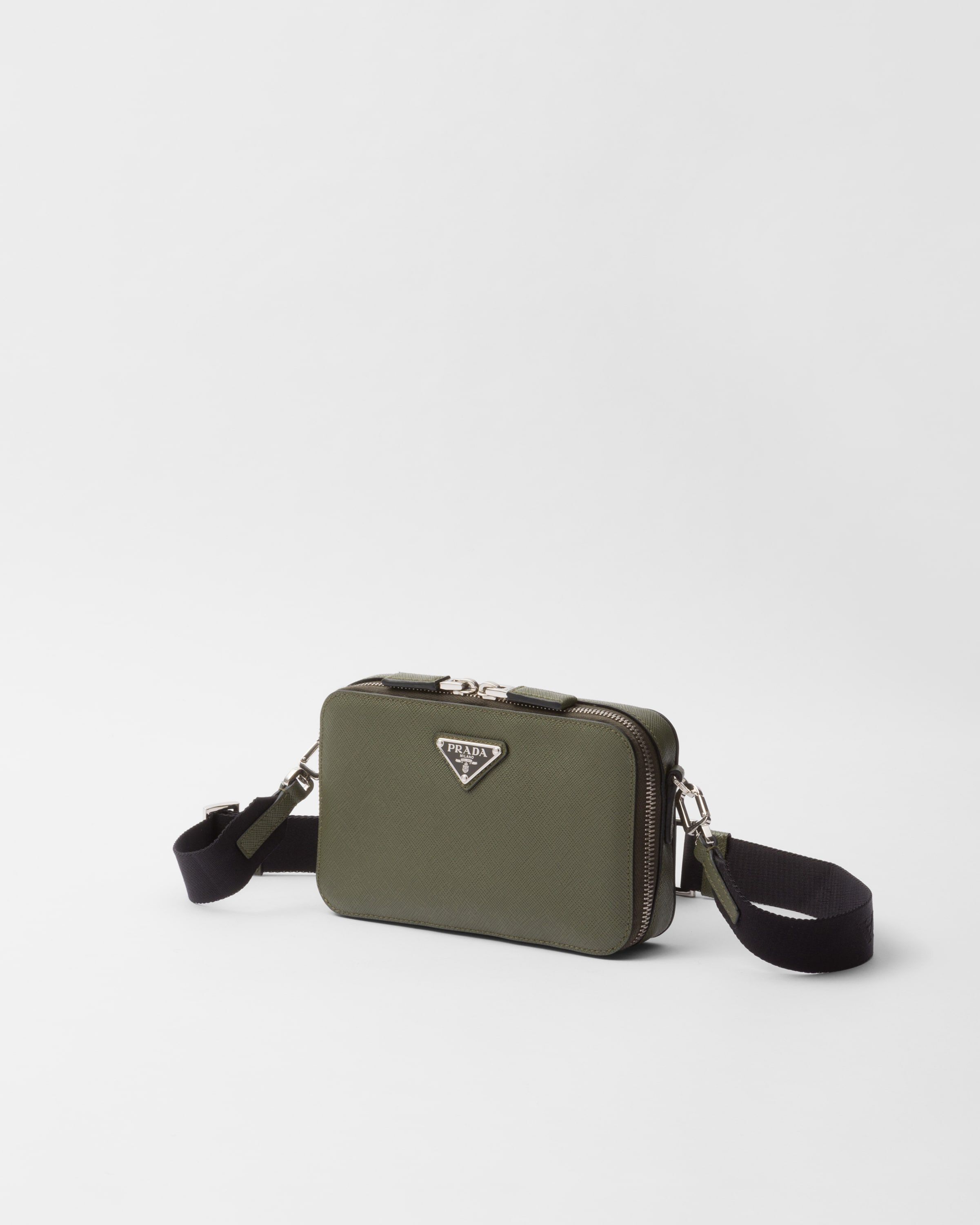 Prada Prada Brique Saffiano leather bag Crossbody | Heathrow Prada Prada Brique Saffiano leather bag Crossbody | Heathrow