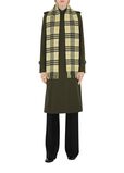 Narrow Check Cashmere Scarf, , hi-res