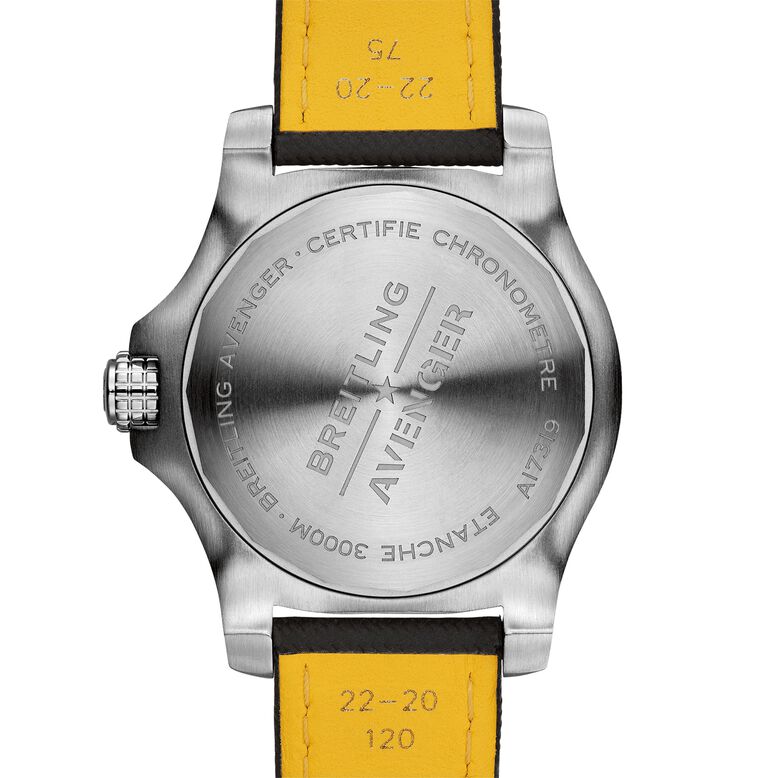 Avenger Automatic 45 Seawolf Stainless Steel Leather Strap Watch, , hi-res