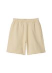 Check Label Cotton Shorts