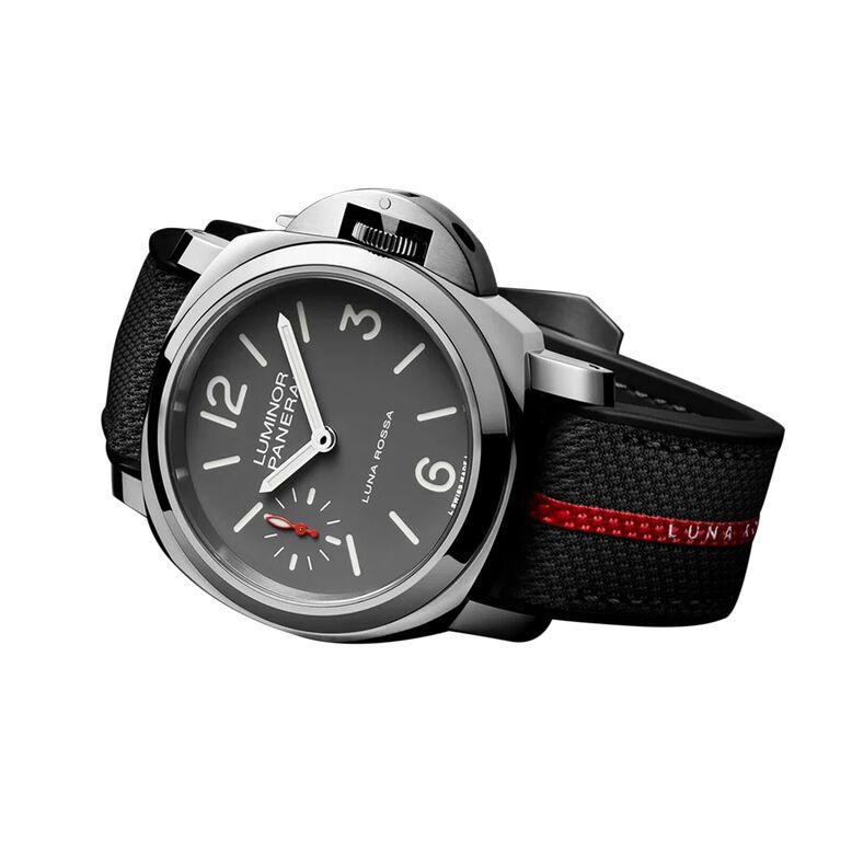 Luminor Tre Giorni Luna Rossa 44mm Mens Watch Grey - Interchangeable Strap, , hi-res