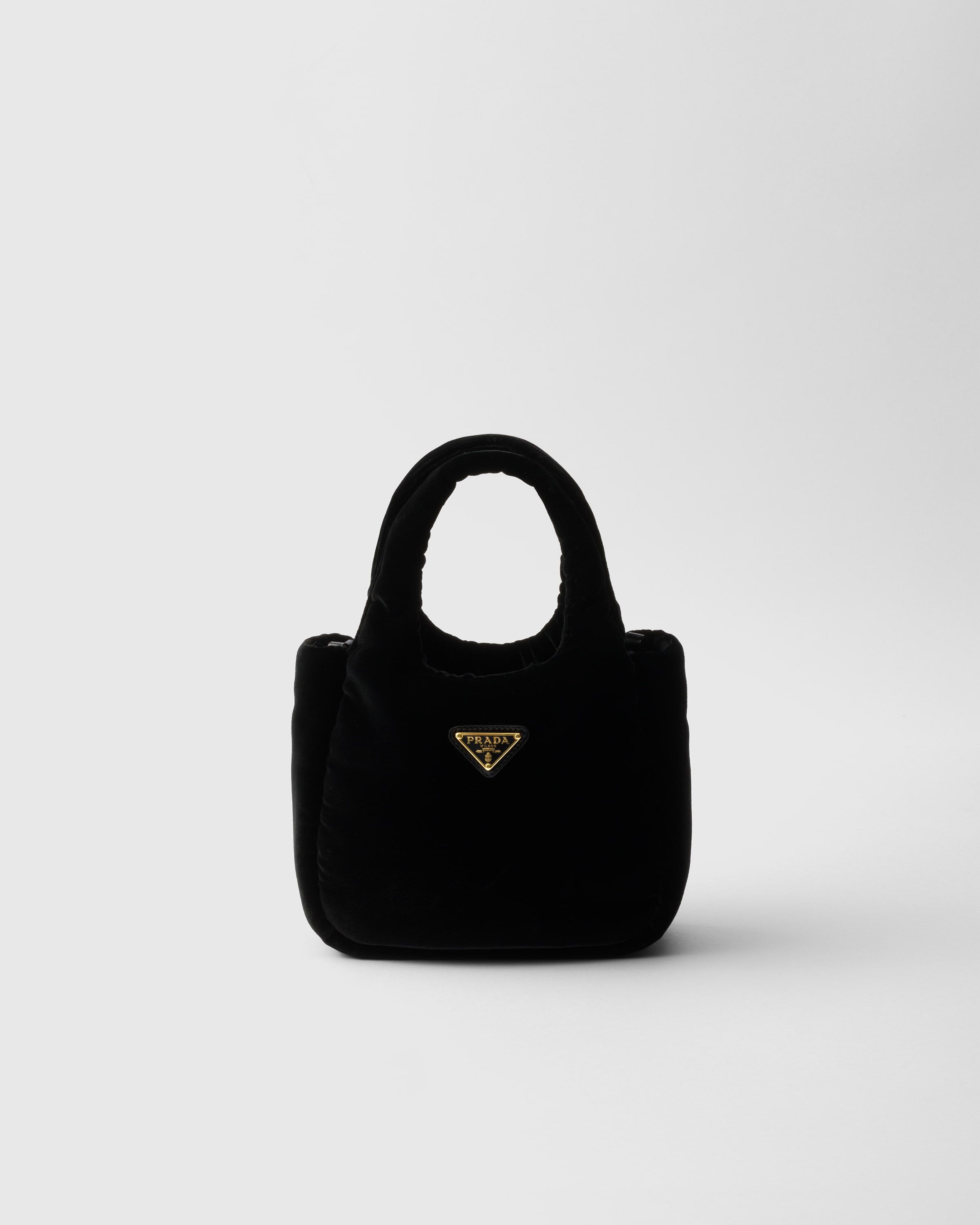 Prada Mini padded velvet handbag Women | Heathrow Reserve & Collect