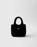 Padded velvet mini handbag, , hi-res