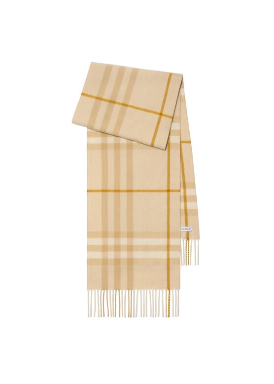Check Cashmere Scarf, , hi-res