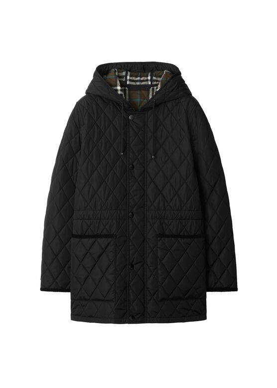 Quilted Nylon Parka, , hi-res