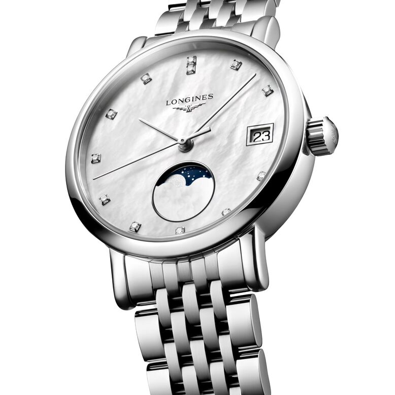 Elegant Collection 30mm Ladies Watch Mother Of Pearl Stainless Steel, , hi-res