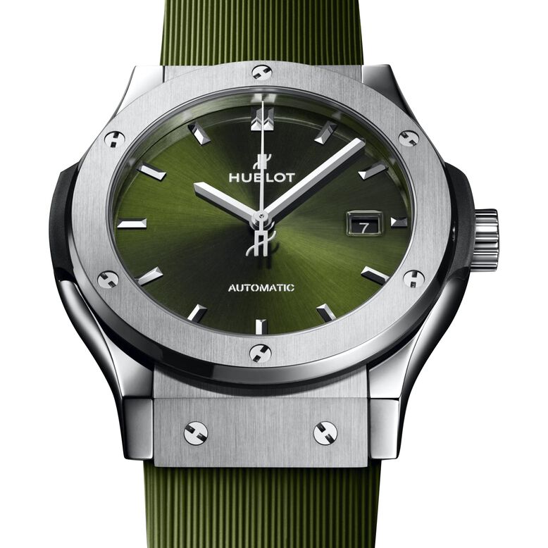 Classic Fusion Titanium Green 42mm, , hi-res