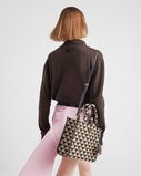 Small Prada Symbole embroidered fabric handbag, , hi-res