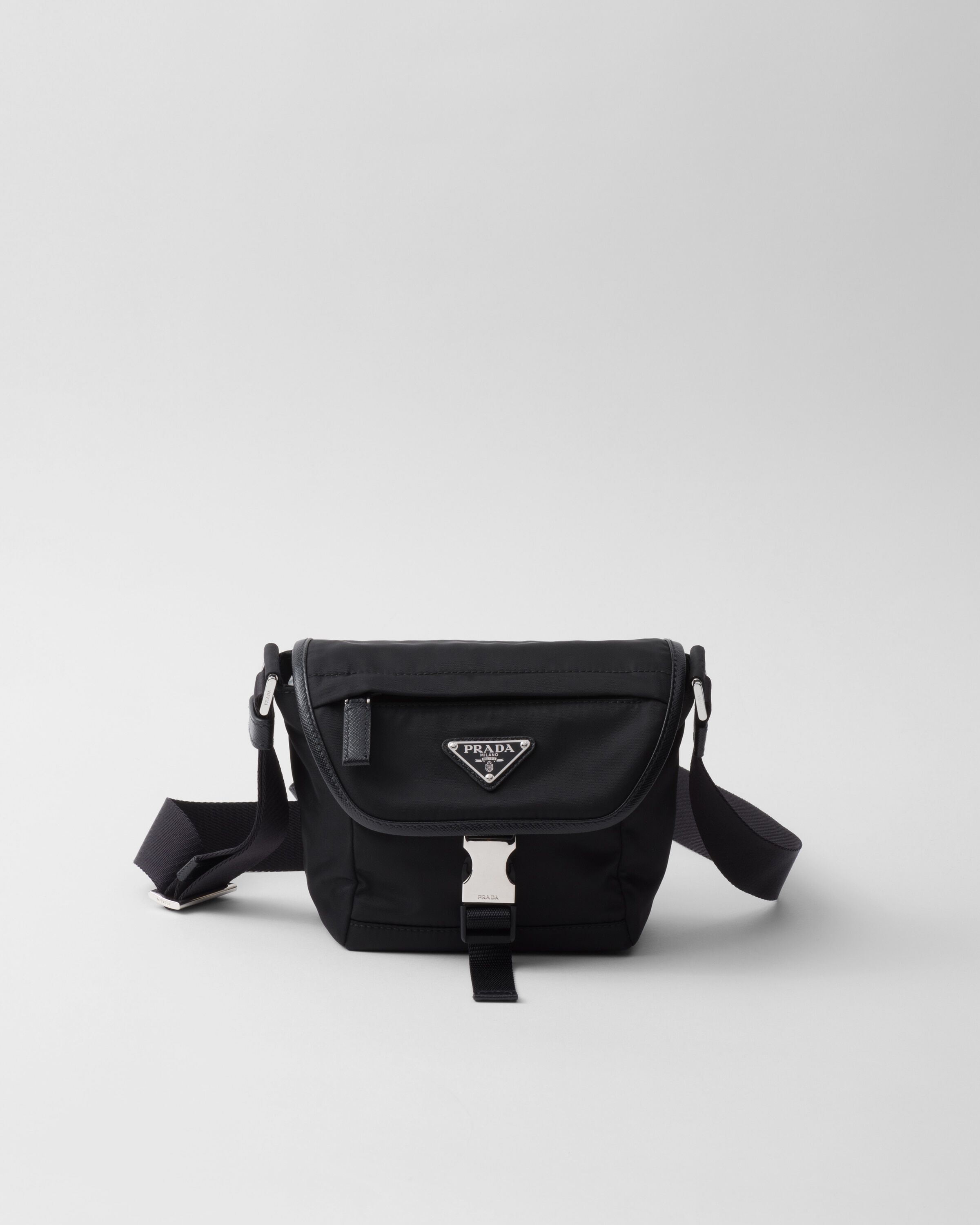 Prada Re Nylon and Saffiano leather shoulder bag Backpack Heathrow Reserve Collect