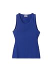 Stretch Cotton Tank Top