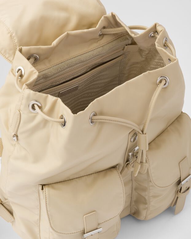 Re-Nylon medium backpack with pouch, , hi-res