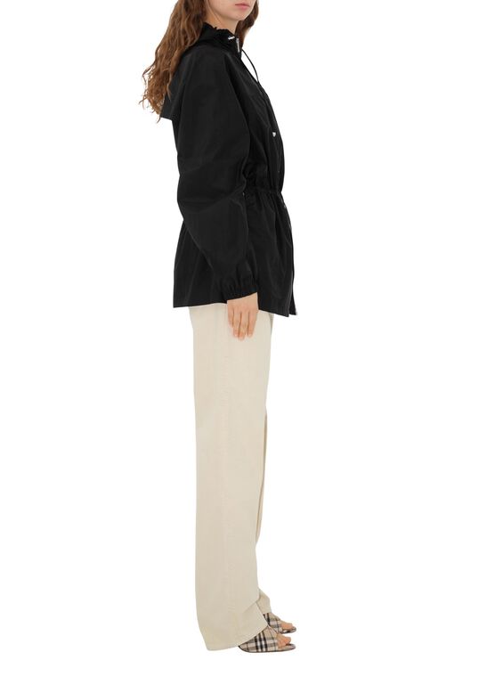 Short Nylon Cotton Parka, , hi-res