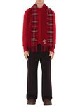 Reversible Check Cashmere Scarf, , hi-res