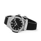 Classic Fusion Titanium Diamonds 33mm Ladies Watch Black, , hi-res