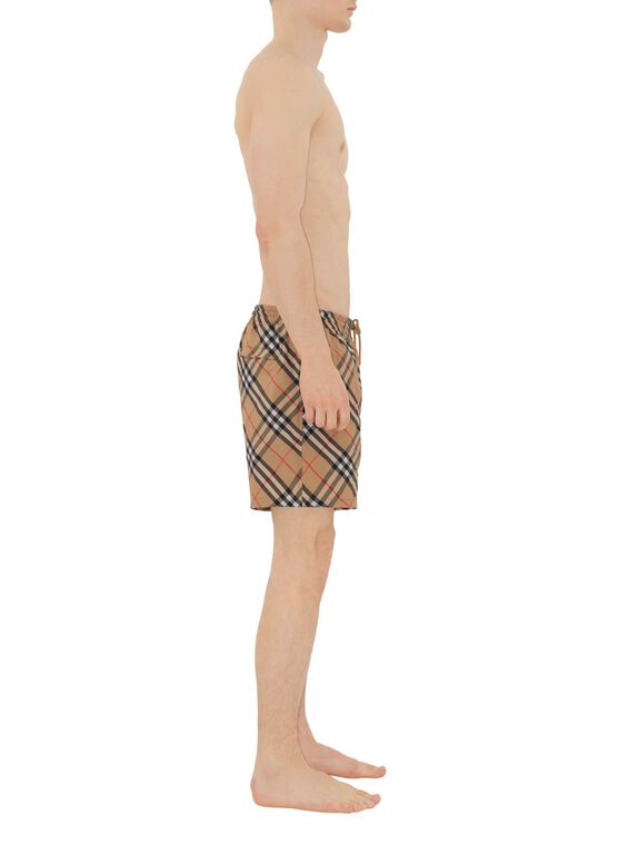 Check Swim Shorts, , hi-res