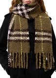 Check Alpaca Wool Blend Boucl&eacute; Scarf, , hi-res