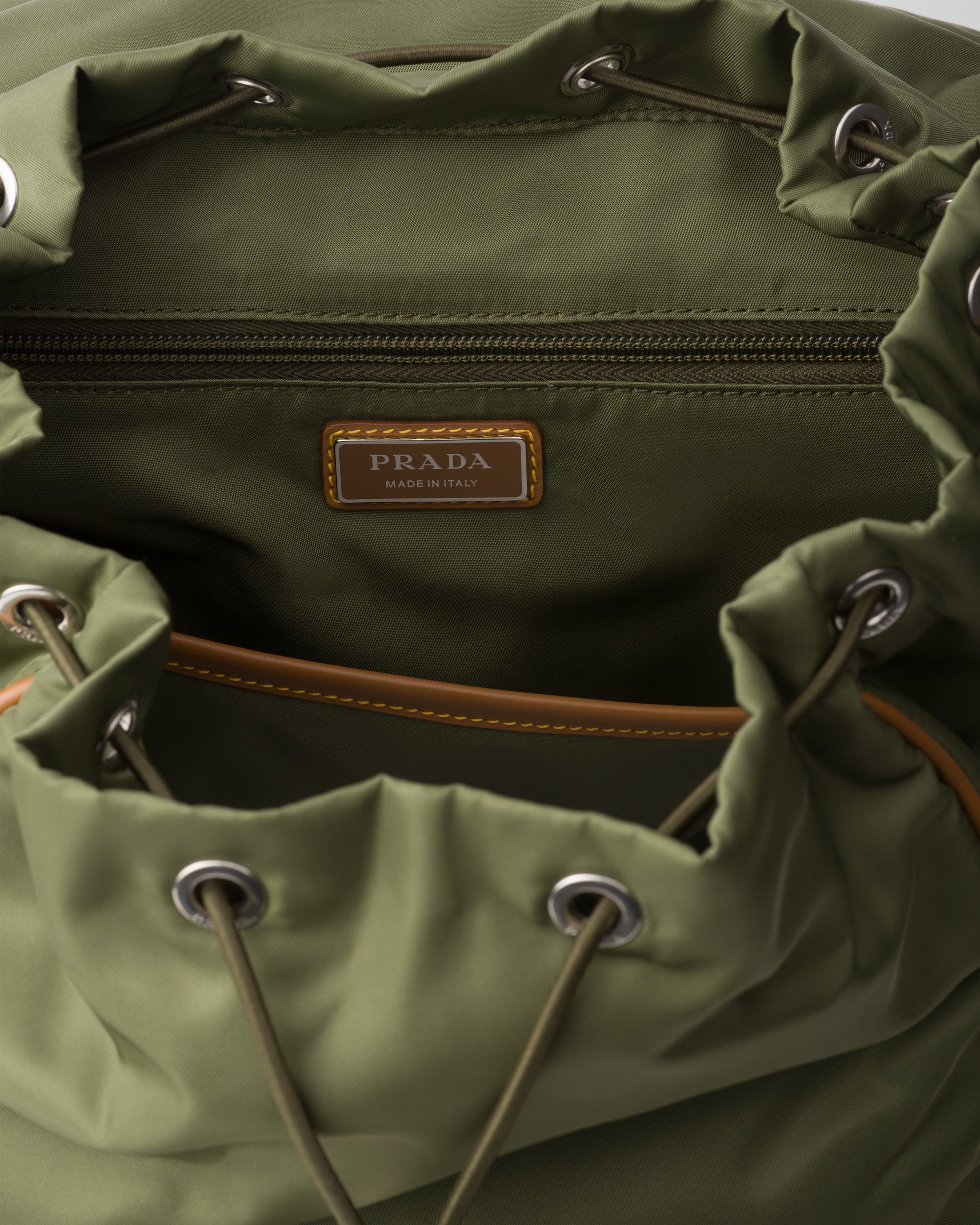 Prada Re-Nylon and leather backpack Backpack | Heathrow Prada Re-Nylon and leather backpack Backpack | Heathrow