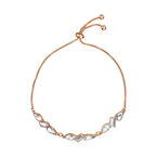 Trinity Gem Toggle Bracelet In Gold - Gold