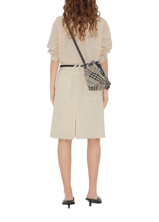 Mini Check Bucket Bag, , hi-res