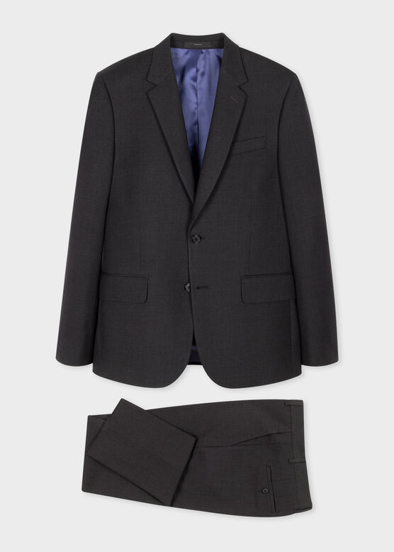 THE SOHO TAILORED FIT GREY  WOOL A SUIT TO TRAVEL IN, , hi-res