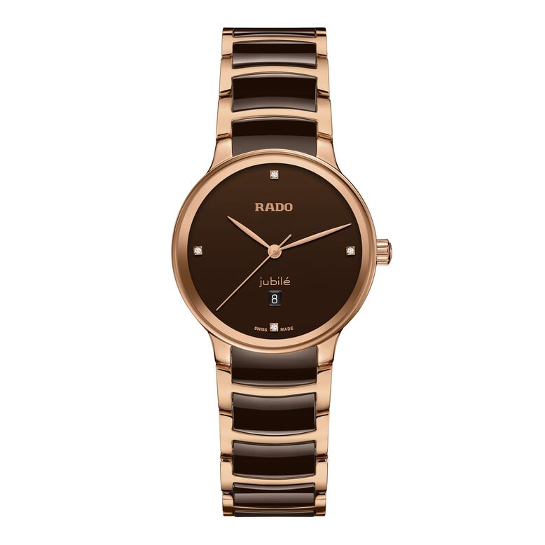 Centrix Diamonds 30.5mm Ladies Watch Brown, , hi-res