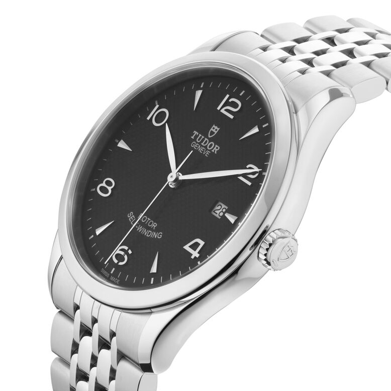 1926 41mm Mens Watch Steel Case Black Dial, , hi-res