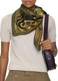 Etched Knight Silk Scarf, , hi-res
