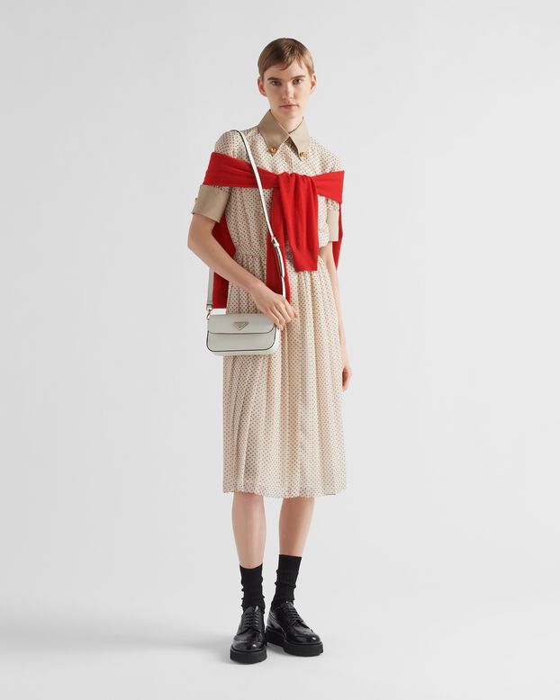 Saffiano leather mini-bag, , hi-res