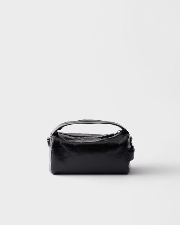 Leather shoulder bag, , hi-res