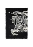 Wide EKD Wool Scarf, , hi-res