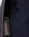 Large Re-Nylon and leather shoulder bag, , hi-res