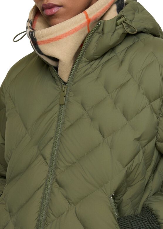 Check Cashmere Snood, , hi-res