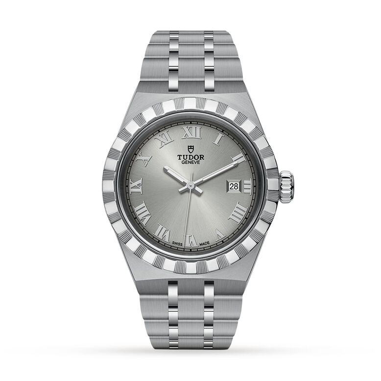 Royal 28mm, Steel Case, Silver Dial, , hi-res